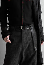 画像をギャラリービューアに読み込む, m.a+ double oval buckle medium belt / EL1C/GR3,0 (BLACK)