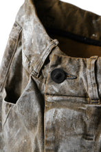 画像をギャラリービューアに読み込む, BORIS BIDJAN SABERI CROPPED TROUSER / WAX GUM DYED & BODY MOLDED "P15.1 BF-FKU10001" (LIGHT GUM)