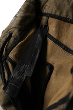 画像をギャラリービューアに読み込む, BORIS BIDJAN SABERI CROPPED TROUSER / WAX GUM DYED & BODY MOLDED "P15.1 BF-FKU10001" (LIGHT GUM)