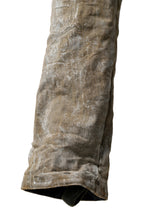 画像をギャラリービューアに読み込む, BORIS BIDJAN SABERI CROPPED TROUSER / WAX GUM DYED & BODY MOLDED "P15.1 BF-FKU10001" (LIGHT GUM)