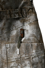 画像をギャラリービューアに読み込む, BORIS BIDJAN SABERI CROPPED TROUSER / WAX GUM DYED & BODY MOLDED "P15.1 BF-FKU10001" (LIGHT GUM)