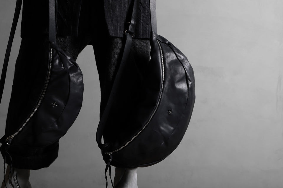画像をギャラリービューアに読み込む, m.a+ large slice belt bag / BY302/CUP0,7 (BLACK)