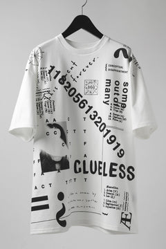 画像をギャラリービューアに読み込む, A.F ARTEFACT -SWALLOW- OVERSIZED GRAPHIC TEE (WHITE)