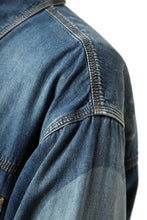 Load image into Gallery viewer, mastermind JAPAN WORK SHIRT / LIGHT OZ DENIM (INDIGO)