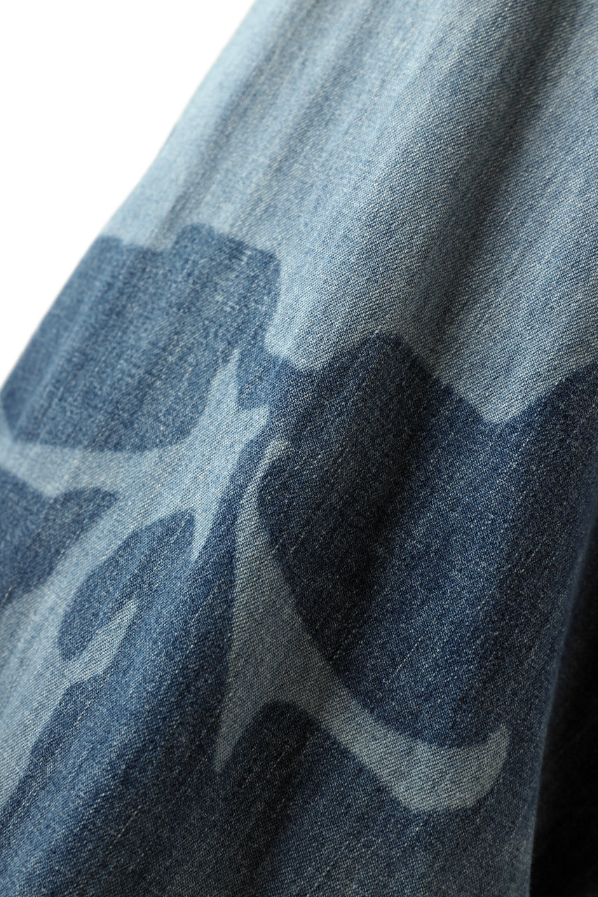 Load image into Gallery viewer, mastermind JAPAN WORK SHIRT / LIGHT OZ DENIM (INDIGO)