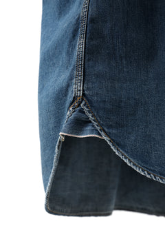 Load image into Gallery viewer, mastermind JAPAN WORK SHIRT / LIGHT OZ DENIM (INDIGO)