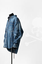 Load image into Gallery viewer, mastermind JAPAN WORK SHIRT / LIGHT OZ DENIM (INDIGO)