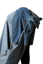 Load image into Gallery viewer, mastermind JAPAN WORK SHIRT / LIGHT OZ DENIM (INDIGO)