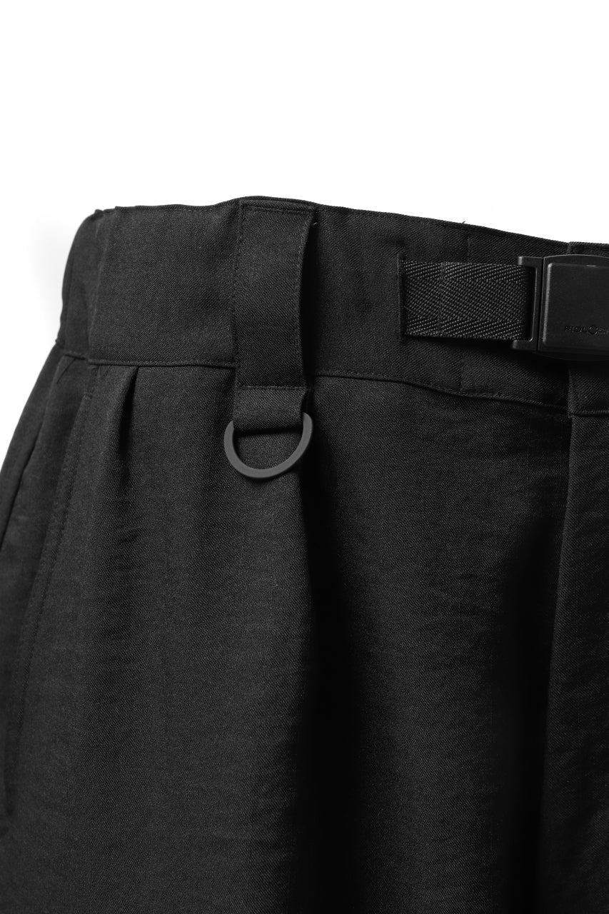 画像をギャラリービューアに読み込む, Y-3 Yohji Yamamoto CLASSIC TAILOR SHORT PANTS / POLY TWILL (BLACK)