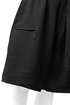 画像をギャラリービューアに読み込む, Y-3 Yohji Yamamoto CLASSIC TAILOR SHORT PANTS / POLY TWILL (BLACK)