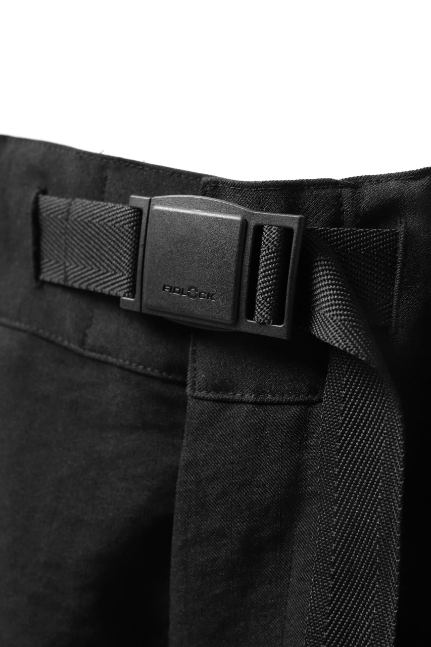 画像をギャラリービューアに読み込む, Y-3 Yohji Yamamoto CLASSIC TAILOR SHORT PANTS / POLY TWILL (BLACK)