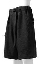 画像をギャラリービューアに読み込む, Y-3 Yohji Yamamoto CLASSIC TAILOR SHORT PANTS / POLY TWILL (BLACK)
