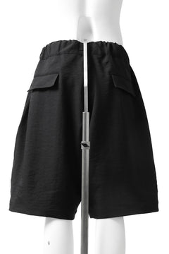 画像をギャラリービューアに読み込む, Y-3 Yohji Yamamoto CLASSIC TAILOR SHORT PANTS / POLY TWILL (BLACK)
