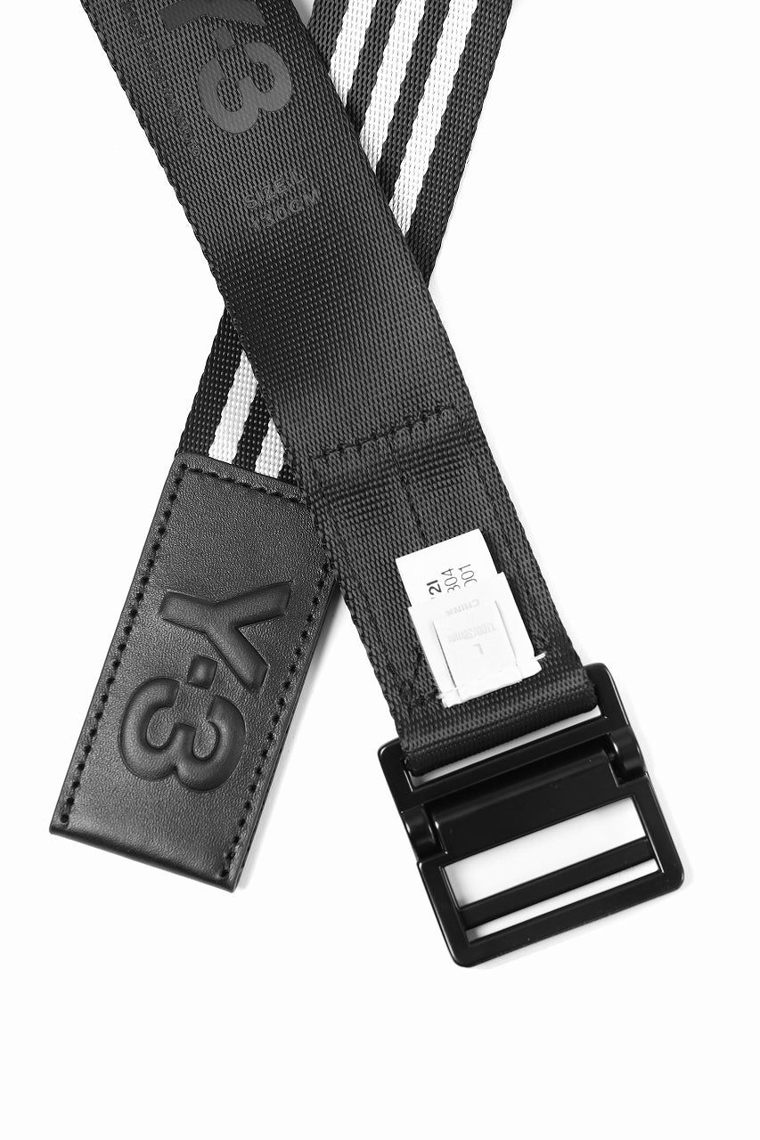 画像をギャラリービューアに読み込む, Y-3 Yohji Yamamoto CLASSIC LOGO BELT (BLACK)