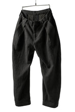 画像をギャラリービューアに読み込む, COLINA W-TUCK PANTS / LIGHT SASHIKO (ZAKURO-DYED)