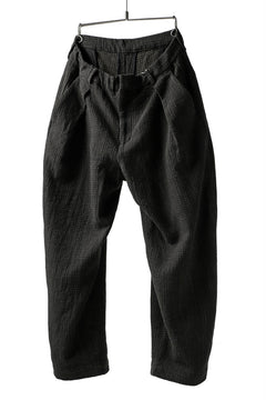 画像をギャラリービューアに読み込む, COLINA W-TUCK PANTS / LIGHT SASHIKO (ZAKURO-DYED)