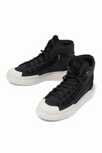 画像をギャラリービューアに読み込む, Y-3 Yohji Yamamoto AJATU COURT HIGH SNEAKERS (BLACK/BLACK/COREWHITE)