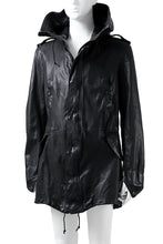 画像をギャラリービューアに読み込む, ISAMU KATAYAMA BACKLASH MODS COAT / GOAT LEATHER (GARMENT+SPRAY DYED / BLACK)