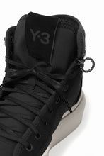 画像をギャラリービューアに読み込む, Y-3 Yohji Yamamoto AJATU COURT HIGH SNEAKERS (BLACK/BLACK/COREWHITE)