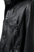 画像をギャラリービューアに読み込む, ISAMU KATAYAMA BACKLASH MODS COAT / GOAT LEATHER (GARMENT+SPRAY DYED / BLACK)