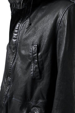画像をギャラリービューアに読み込む, ISAMU KATAYAMA BACKLASH MODS COAT / GOAT LEATHER (GARMENT+SPRAY DYED / BLACK)