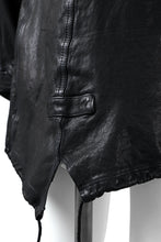 画像をギャラリービューアに読み込む, ISAMU KATAYAMA BACKLASH MODS COAT / GOAT LEATHER (GARMENT+SPRAY DYED / BLACK)