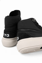 画像をギャラリービューアに読み込む, Y-3 Yohji Yamamoto AJATU COURT HIGH SNEAKERS (BLACK/BLACK/COREWHITE)