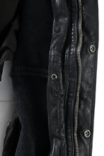 画像をギャラリービューアに読み込む, ISAMU KATAYAMA BACKLASH MODS COAT / GOAT LEATHER (GARMENT+SPRAY DYED / BLACK)