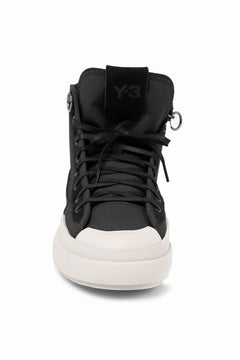 画像をギャラリービューアに読み込む, Y-3 Yohji Yamamoto AJATU COURT HIGH SNEAKERS (BLACK/BLACK/COREWHITE)