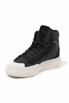 画像をギャラリービューアに読み込む, Y-3 Yohji Yamamoto AJATU COURT HIGH SNEAKERS (BLACK/BLACK/COREWHITE)