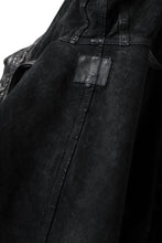 画像をギャラリービューアに読み込む, ISAMU KATAYAMA BACKLASH MODS COAT / GOAT LEATHER (GARMENT+SPRAY DYED / BLACK)