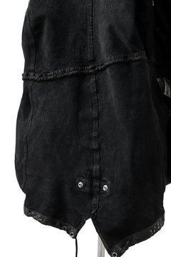 画像をギャラリービューアに読み込む, ISAMU KATAYAMA BACKLASH MODS COAT / GOAT LEATHER (GARMENT+SPRAY DYED / BLACK)
