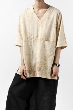 画像をギャラリービューアに読み込む, forme d'expression exclusive V Neck Scrub Shirt (Iced Tea)