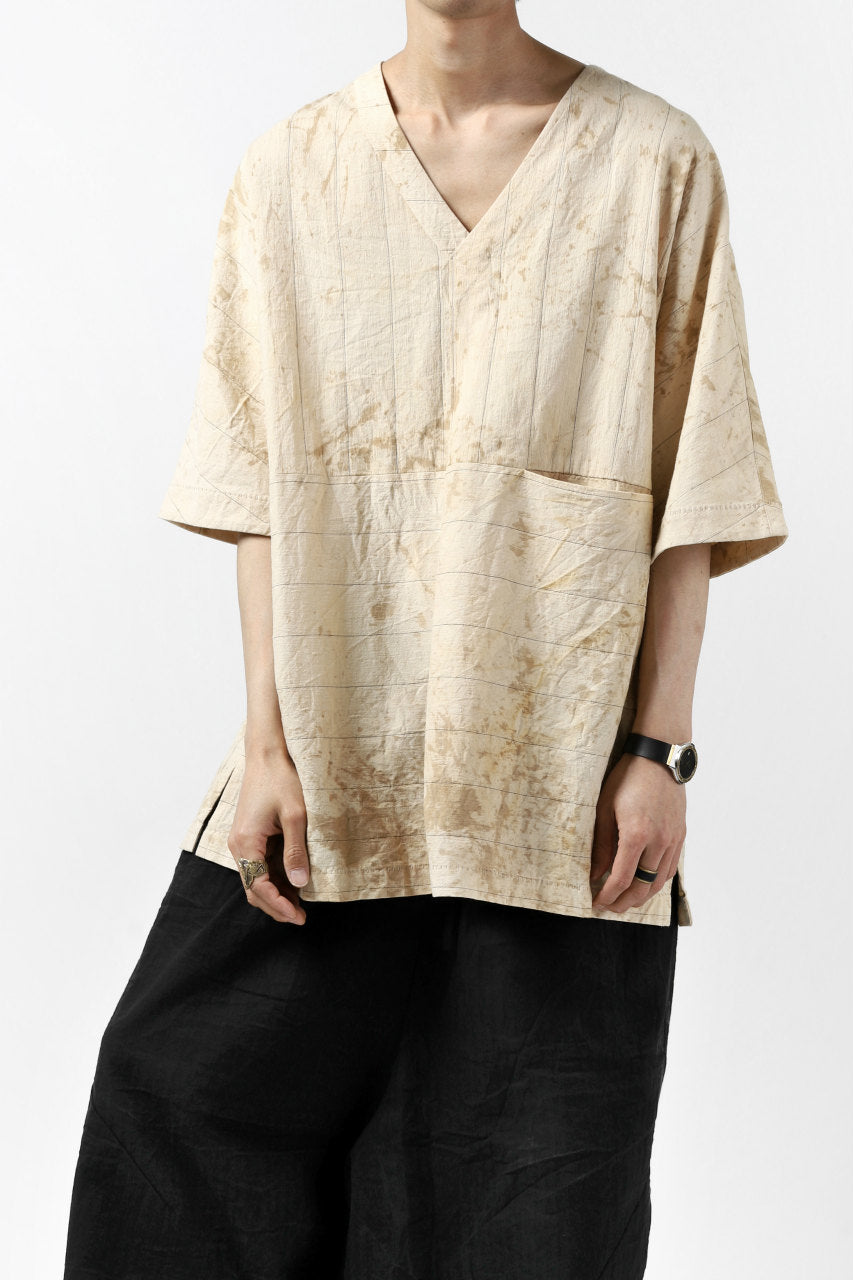 画像をギャラリービューアに読み込む, forme d'expression exclusive V Neck Scrub Shirt (Iced Tea)