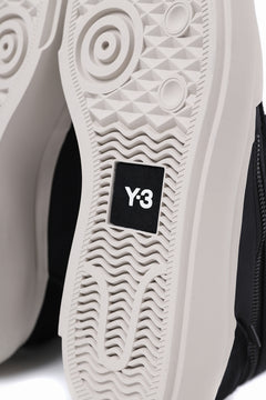 画像をギャラリービューアに読み込む, Y-3 Yohji Yamamoto AJATU COURT HIGH SNEAKERS (BLACK/BLACK/COREWHITE)
