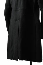 画像をギャラリービューアに読み込む, masnada HALF ZIP TRENCH COAT / TWEED LANA INTRECCIATA (BLACK)