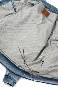 Load image into Gallery viewer, mastermind JAPAN TRUCKER JACKET / 2WAY STRETCH DENIM (INDIGO)