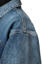 Load image into Gallery viewer, mastermind JAPAN TRUCKER JACKET / 2WAY STRETCH DENIM (INDIGO)