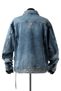 Load image into Gallery viewer, mastermind JAPAN TRUCKER JACKET / 2WAY STRETCH DENIM (INDIGO)
