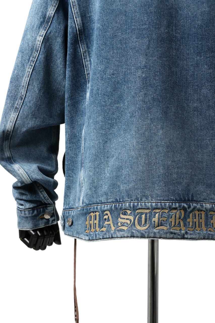 Load image into Gallery viewer, mastermind JAPAN TRUCKER JACKET / 2WAY STRETCH DENIM (INDIGO)