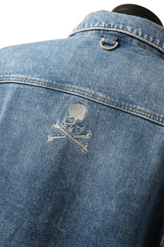 Load image into Gallery viewer, mastermind JAPAN TRUCKER JACKET / 2WAY STRETCH DENIM (INDIGO)