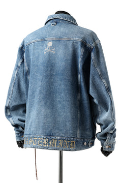 Load image into Gallery viewer, mastermind JAPAN TRUCKER JACKET / 2WAY STRETCH DENIM (INDIGO)