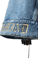 Load image into Gallery viewer, mastermind JAPAN TRUCKER JACKET / 2WAY STRETCH DENIM (INDIGO)