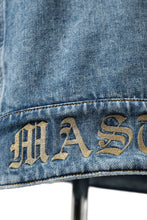 Load image into Gallery viewer, mastermind JAPAN TRUCKER JACKET / 2WAY STRETCH DENIM (INDIGO)