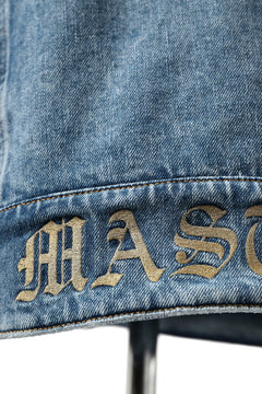 Load image into Gallery viewer, mastermind JAPAN TRUCKER JACKET / 2WAY STRETCH DENIM (INDIGO)