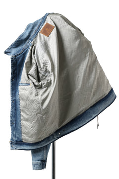 Load image into Gallery viewer, mastermind JAPAN TRUCKER JACKET / 2WAY STRETCH DENIM (INDIGO)