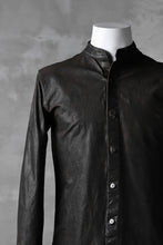Load image into Gallery viewer, ISAMU KATAYAMA BACKLASH exclusive LEATHER SHIRT / ITALY SHOULDER 0.6mm (DARK GREY)
