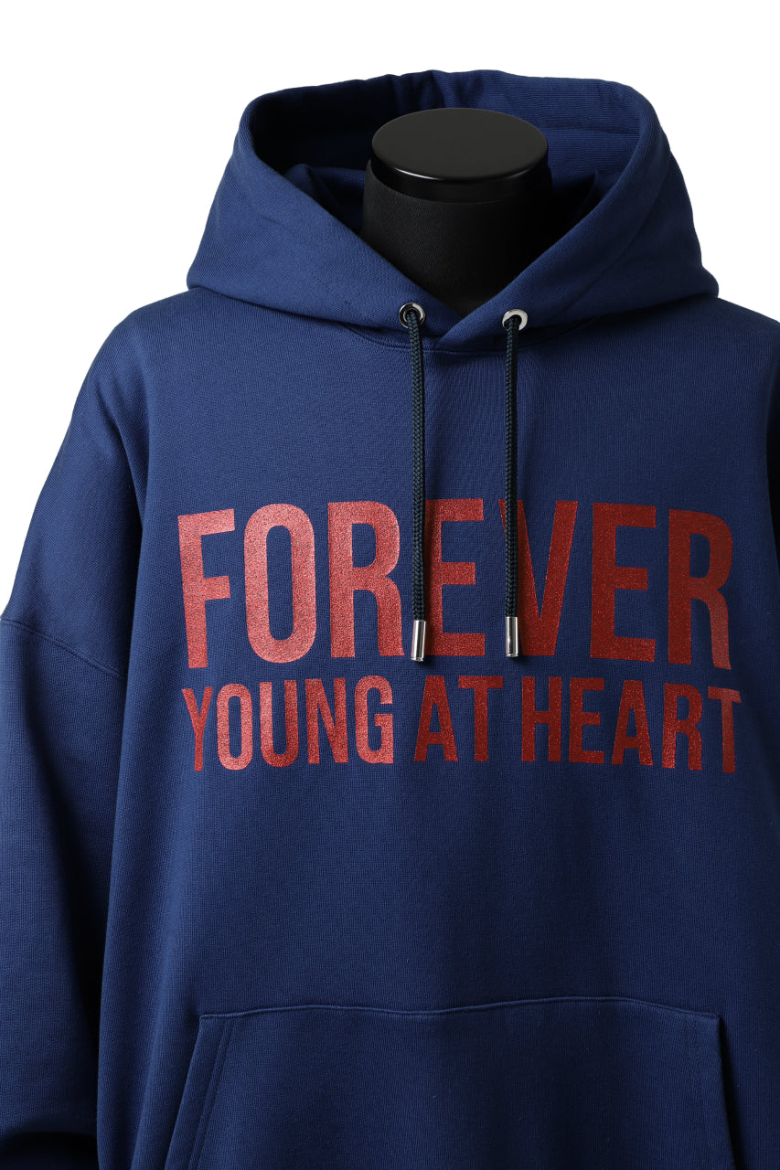 Load image into Gallery viewer, mastermind JAPAN SWEAT HOODIE / GLITTER LOGO (NAVY)