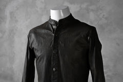 Load image into Gallery viewer, ISAMU KATAYAMA BACKLASH exclusive LEATHER SHIRT / ITALY SHOULDER 0.6mm (DARK GREY)