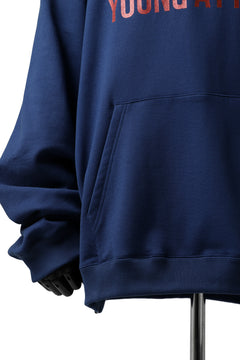 Load image into Gallery viewer, mastermind JAPAN SWEAT HOODIE / GLITTER LOGO (NAVY)